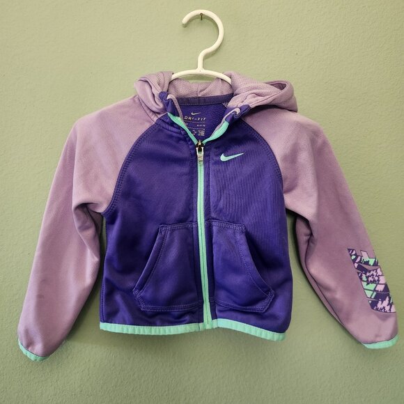 Unisex Toddler Nike Dri Fit Long Sleeve Hooded Jacket, Size 24M - Picture 1 of 7